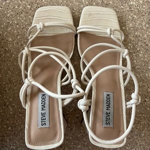Steve Madden Brigette bone heels, size 8
